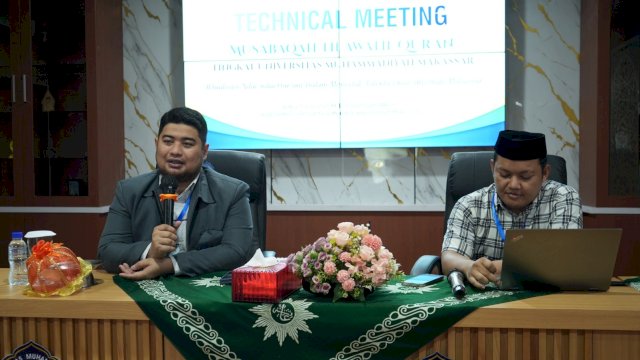Technical meeting lomba MTQ Unismuh Makassar. (Foto: Unismuh)