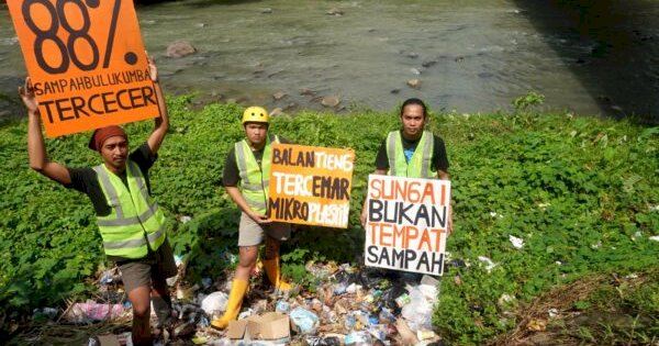Ikan Sungai Balantieng Tercemar Mikroplastik, Aktivis Serukan Stop Buang Sampah ke Sungai