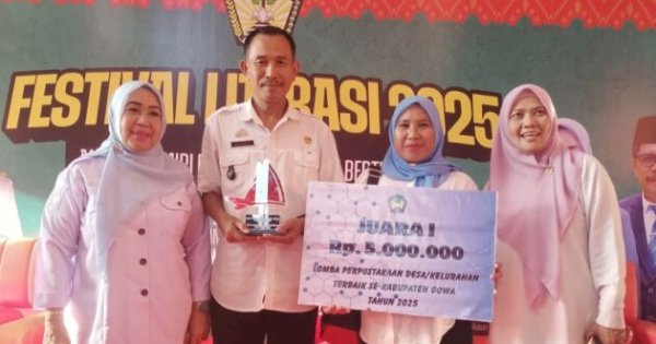 Juara Literasi & Tripides, Desa Ini Bikin Bangga Sulsel