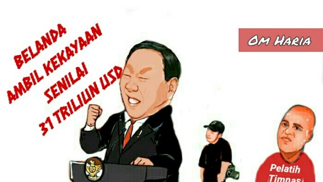 Karikatur Presiden Prabowo berpidato (Dodi/harian.news)