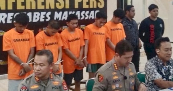 Polrestabes Makassar Ringkus Kelompok Geng Motor