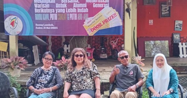 Momentum 15 Tahun Forkom Jabodetabek Warnai Reuni Akbar Alumni SMA Kartika Makassar