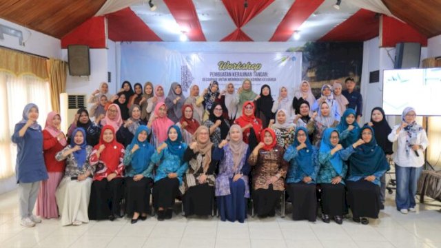 Workshop Decoupage Selayar dorong ibu rumah tangga kembangkan keterampilan kreatif untuk ekonomi keluarga & gaya hidup ramah lingkungan |handover