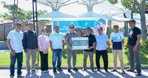 Rayakan Idul Adha, Tallasa City Salurkan Lima Sapi Kurban ke Masyarakat