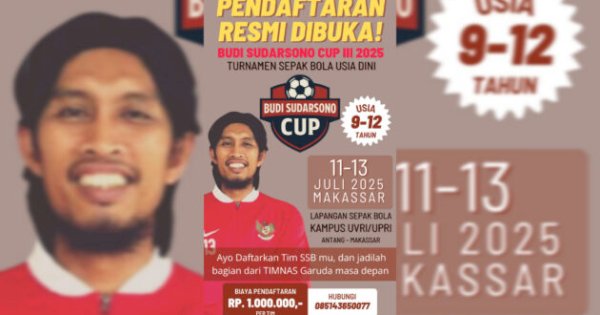 Pendaftaran Budi Sudarsono Cup III – 2025 Resmi Dibuka!