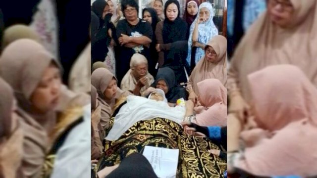 Suasana rumah duka almarhumah Hajja Sitti Ma’lumah di Pangkabinanga, Gowa, dipenuhi keluarga dan pelayat |doc_keluargacemara