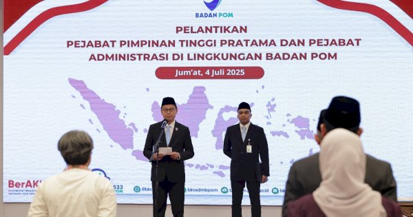 BPOM RI Lantik 8 Pejabat Baru, Perketat Pengawasan Obat dan Makanan Nasional