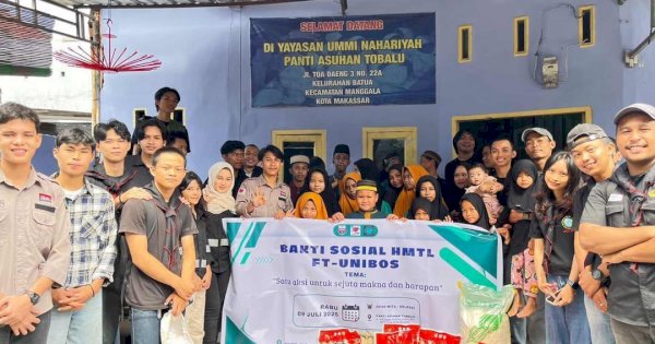Mahasiswa Unibos Ajak Anak Panti Tobalu Cinta Lingkungan Sejak Dini