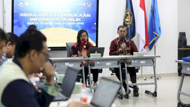Sosialisasi Regulasi Keterbukaan Informasi Publik serta Tugas dan Fungsi PPID yang digelar Poltekpar Makassar. (Foto: Poltekpar)