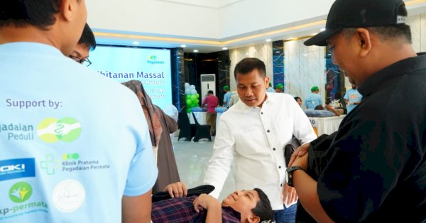 Pegadaian Kanwil VI Makassar Gelar Khitanan Massal Gratis untuk 200 Anak