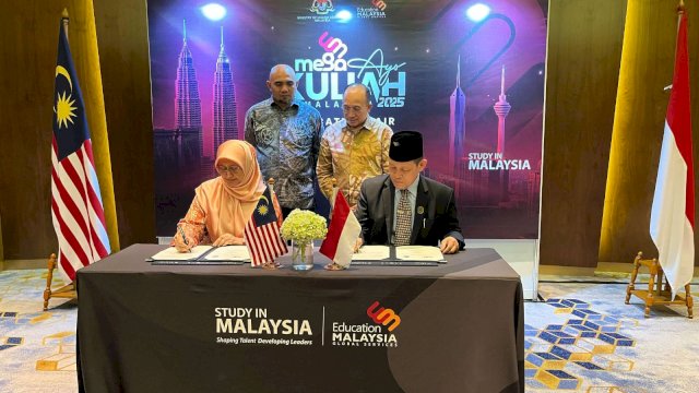Taken MoU Unismuh dan  Asia e University (AeU). (Foto: dok Unismuh)