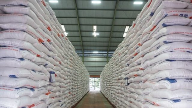 Ilustrasi karung beras SPHP dengan logo BULOG dijual di gerakan pangan murah dengan harga sesuai HET |||net