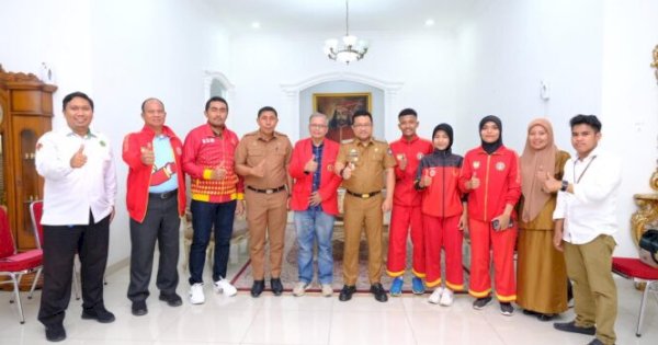 Wabup Gowa Lepas Atlet Tapak Suci yang Akan Berlaga di Kejuaraan Dunia 2025