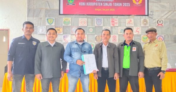 Iptu Rahman Terpilih Ketua KONI Sinjai periode 2025-2029
