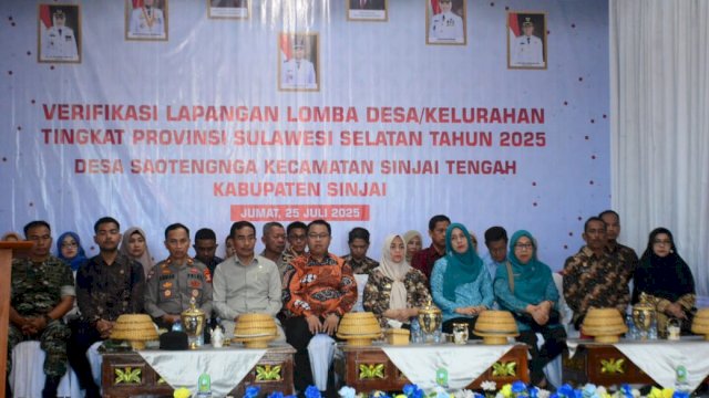 Ketua Komisi I DPRD Sinjai Apresiasi Lomba Desa dan Kelurahan Sulsel 2025