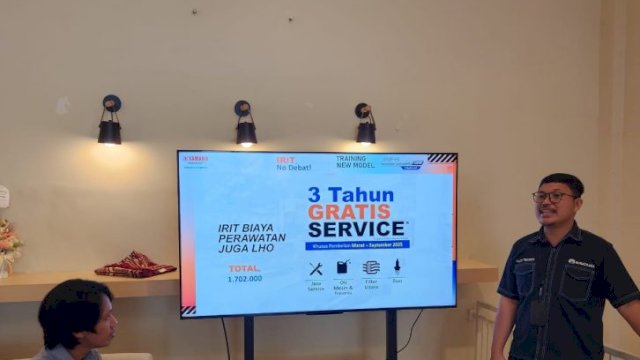 Beli gear ultima gratis servis dan sparepart gratis selama 3 Tahun. (Foto: ist)