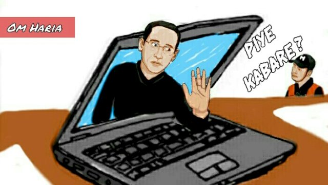 Karikatur mantan Mendikbudristek Nadiem Makarim (Dodi/harian.news)