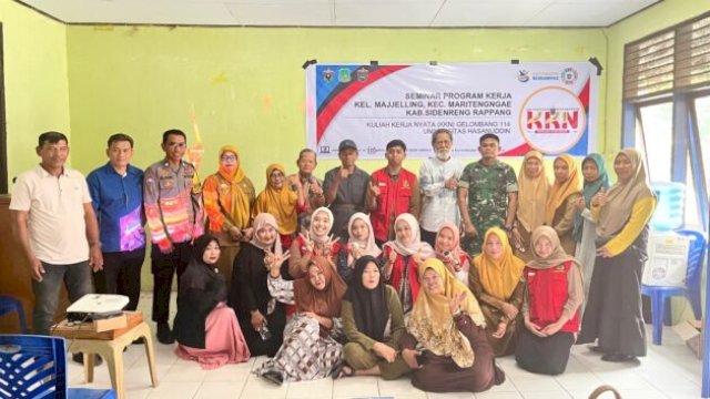 Seminar KKN 114 Unhas di Majjelling hadirkan program inovatif mahasiswa demi solusi lokal berbasis edukasi, teknologi, dan pemberdayaan warga ||ist