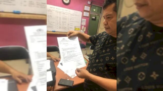 Ketua DPRD Gowa Muh.Ramli Siddiq Dg.Rewa saat menyambangi pasien warga Gowa yang sedang dirawat di RSCM ||handover 