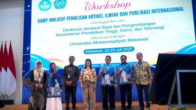 Workshop yang dihadiri Wamendiktisaintek di Unismuh Makassar. (Foto: Unismuh)