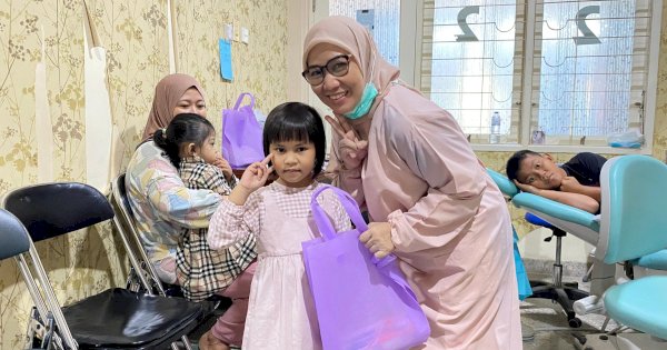 RSKDGM Sulsel Edukasi Bahaya Karies Anak di Momen Hari Anak Nasional