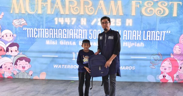 Muharram Fest 2025: Misi Cinta PPA-YAI Makassar Bahagiakan 500 Anak Yatim