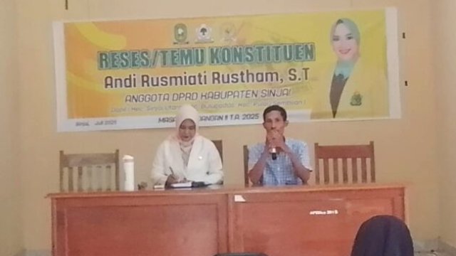 Andi Ceceng serius mencatat masukan masyarakat terkait infrastruktur dan layanan publik ||irman@harian.news 
