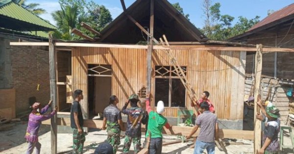 TMMD Ke-125 Enrekang: Wujudkan Rumah Layak Huni untuk Warga Desa Pekalobean