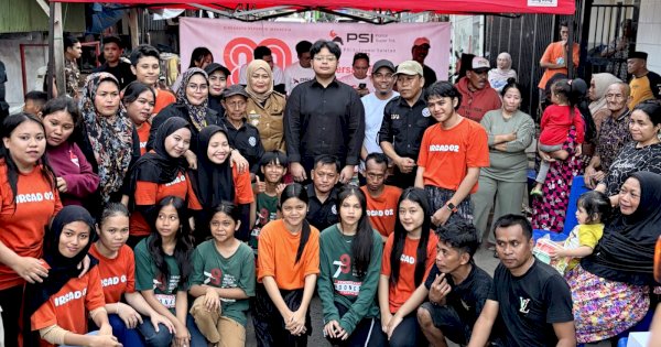 Semarak Kemerdekaan, PSI Sulsel Gelar Lomba Rakyat di Barukang Utara