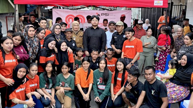 Semarak Kemerdekaan, PSI Sulsel Gelar Lomba Rakyat di Barukang Utara