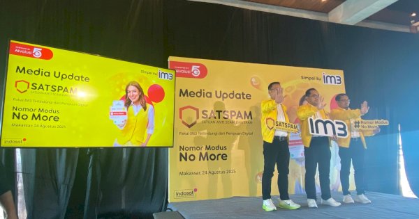 Indosat Luncurkan SATSPAM di Makassar, Lindungi Pelanggan dari Modus Penipuan Digital