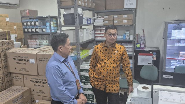 Kepala BPOM kunjungan ke Hermina Makassar, Kamis (28/8). Ist
