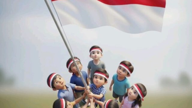 Dirgahayu Kemerdekaan RI ke-80 ||ilustrasibyAI