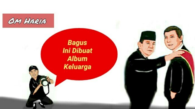 Karikatur Prabowo anugerahkan tanda kehormatan (Dodi/harian.news)