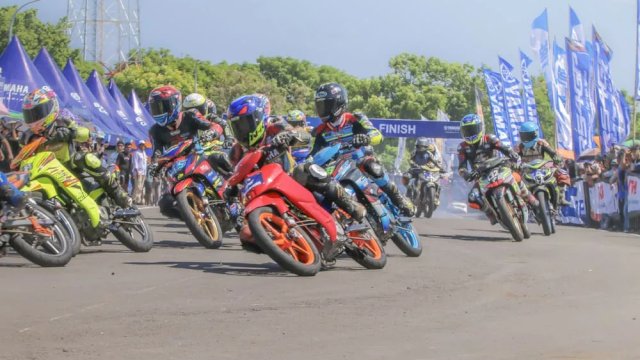 Seri kedua Yamaha Cup Race (YCR) 2025 di Bira. (Foto: ist)
