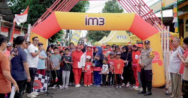 Gandeng PKT, Mahasiswa KKN UIN Angkatan 77 Sukses Gelar Jalan Santai Semarak Kemerdekaan