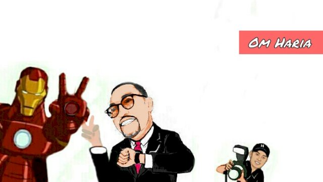 Karikatur Ahmad Sahroni (Dodi/harian.news)