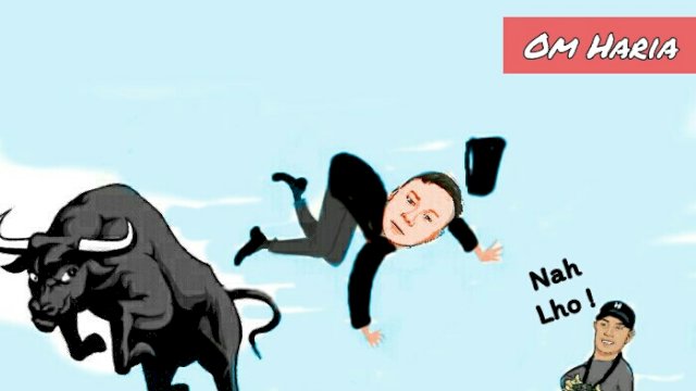 Karikatur anggota DPRD Gorontalo Wahyudin Moridu (Dodi/harian.news)