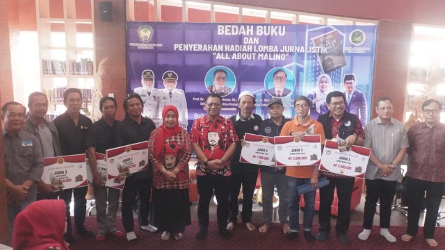 Launching Buku dan Penyerahan Hadiah Lomba Jurnalistik All About Malino. (Foto: harian.news)