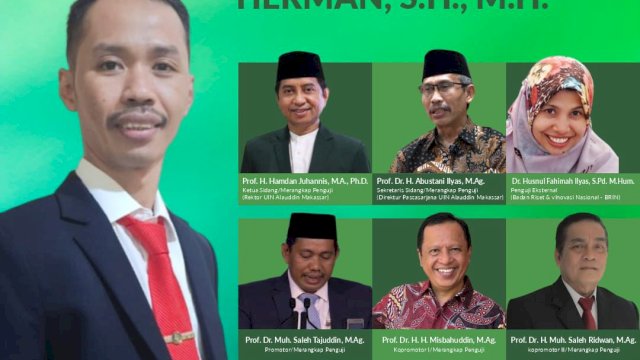 Prestasi Membanggakan: Dekan FHIS Universitas Handayani Makassar Raih Gelar Doktor di UIN