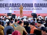 Somba Opu Jadi Ajang Deklarasi Damai Tolak Aksi Anarkis