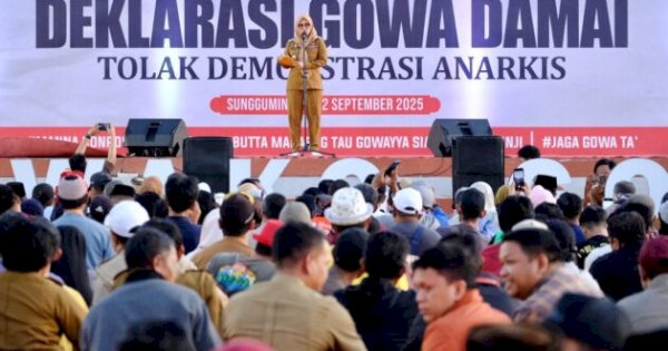 Somba Opu Jadi Ajang Deklarasi Damai Tolak Aksi Anarkis