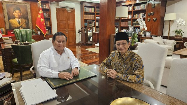 Presiden Prabowo Subianto bersama Menteri Agama RI. Dok. Ist