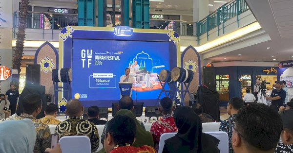 Promo Umrah Spesial Bank Mandiri Warnai Garuda Indonesia Umrah Festival 2025 di Makassar