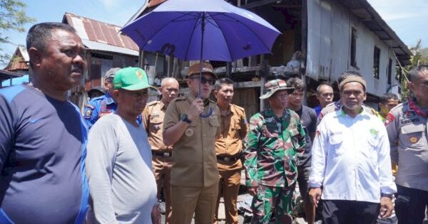 Korsleting Listrik Sebabkan Kebakaran, 8 Rumah Habis Terbakar di Jeneponto