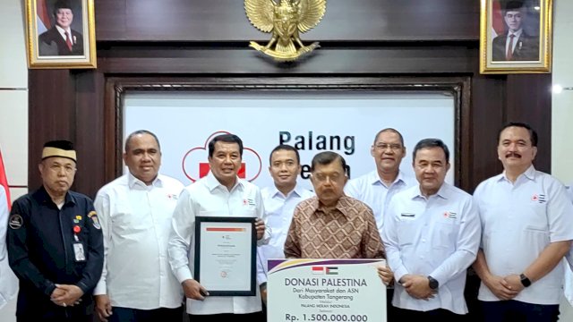 Jusuf Kalla Apresiasi Solidaritas ASN dan Masyarakat Tangerang untuk Gaza