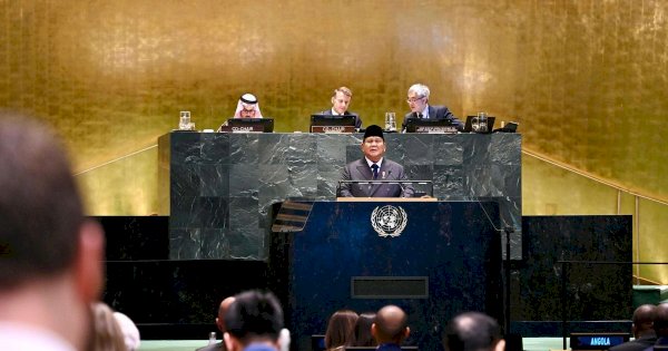 Prabowo Pamer Rekor Cadangan Beras RI di PBB, Ungkap Rencana Ekspor ke Palestina