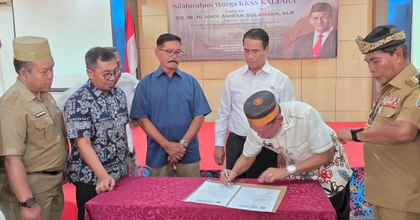 Sipammase-maseki, Pesan Andi Amran Sulaiman saat Menerima Hibah Sekolah Unggulan KKSS Kaltara