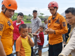 BPBD Makassar Evakuasi Balita Hilang di Kecamatan Mariso