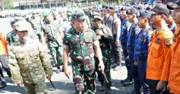 BPBD Makassar Ikut Apel Pasukan Reaksi Cepat Penanggulangan Bencana Kodam XIV Hasanuddin